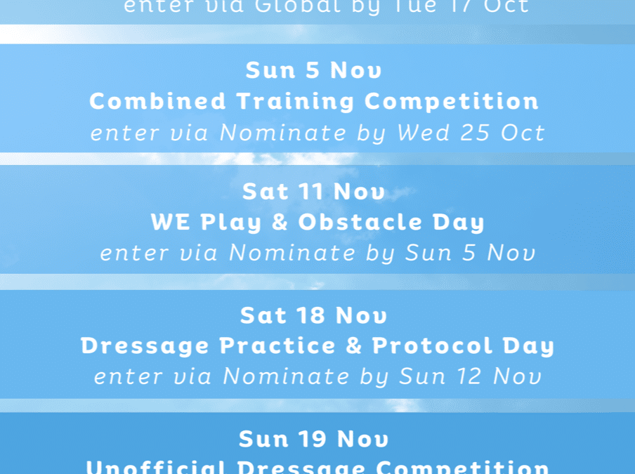 What’s Happening At BRC Until Xmas?