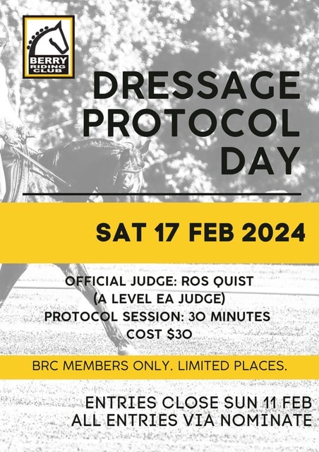 Dressage  Practice  & Protocol Day